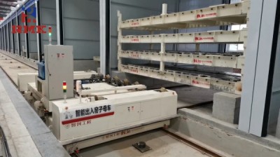 Automatizovaný vozík prenosu železníc