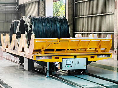 Automatizovaný vozík prenosu cievok vozík