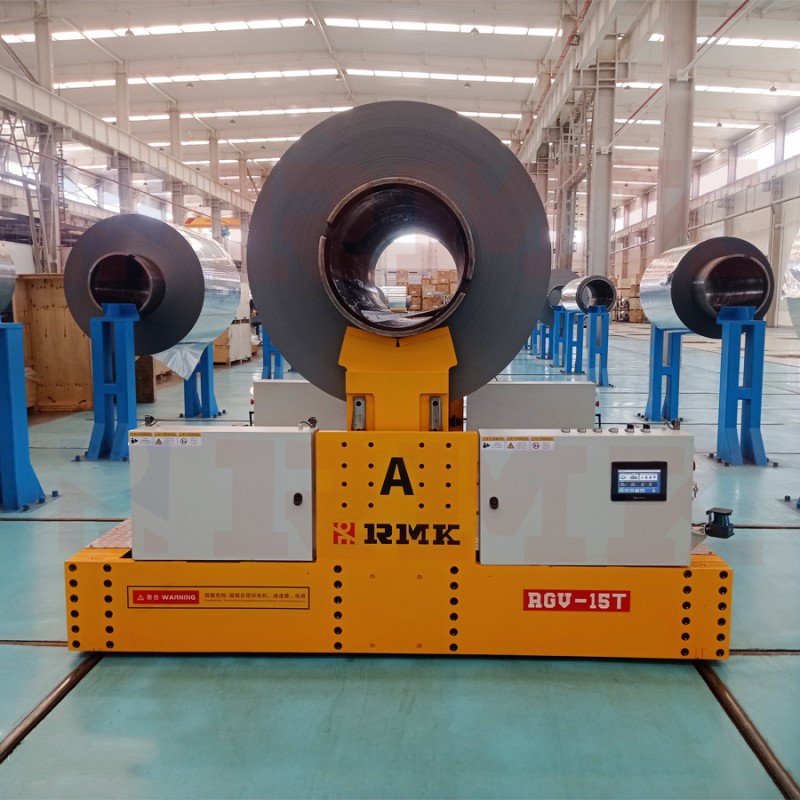 15 ton Batéria poháňaná oceľovou cievkou železničný prevodový vozík